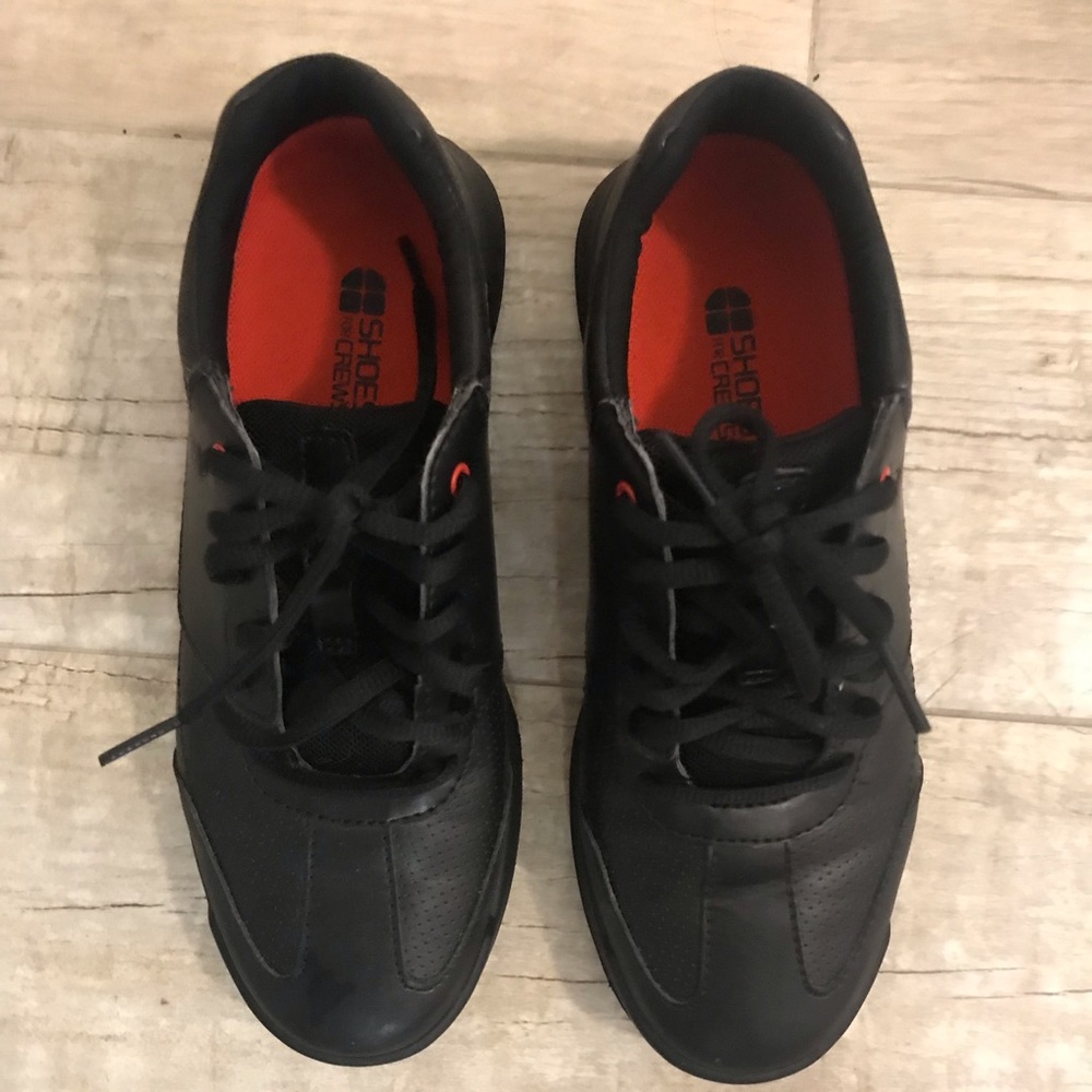 non slip black work shoes